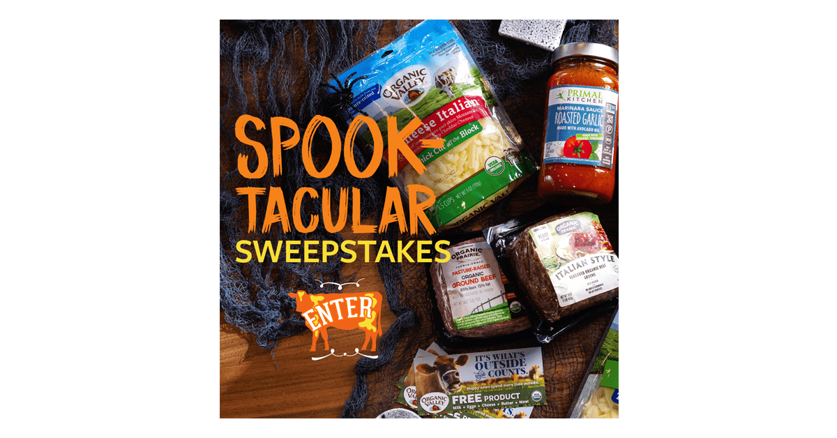 Organic Valley Spooktacular Sweepstakes