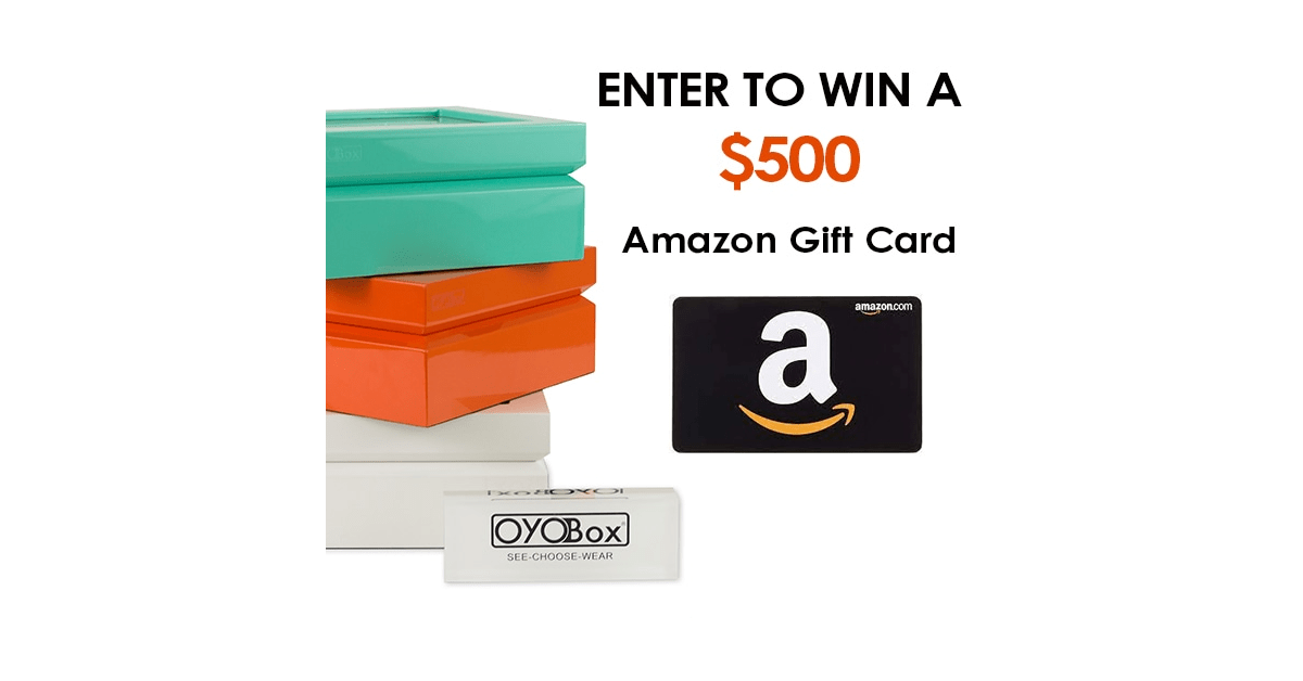 Oyobox $500 Amazon Gift Card Giveaway