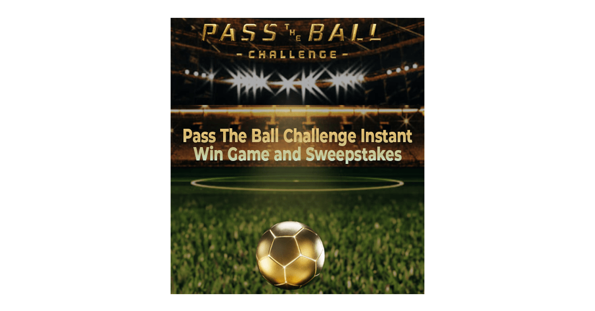 Frito Lay Pass The Ball Challenge Sweepstakes