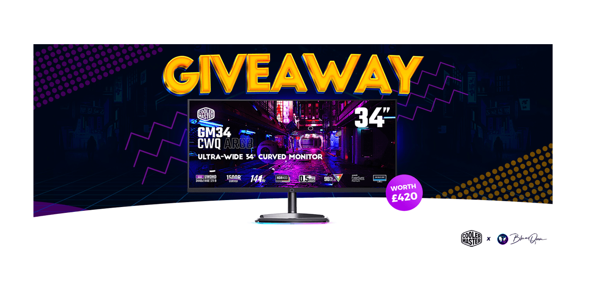 Win a Cooler Master Ultra-Wide Curved Monitor