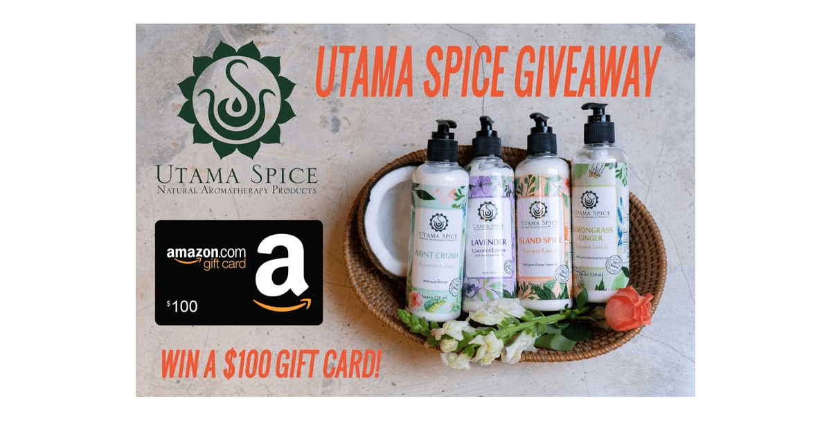 Utama Spice $100 Amazon Gift Card Giveaway
