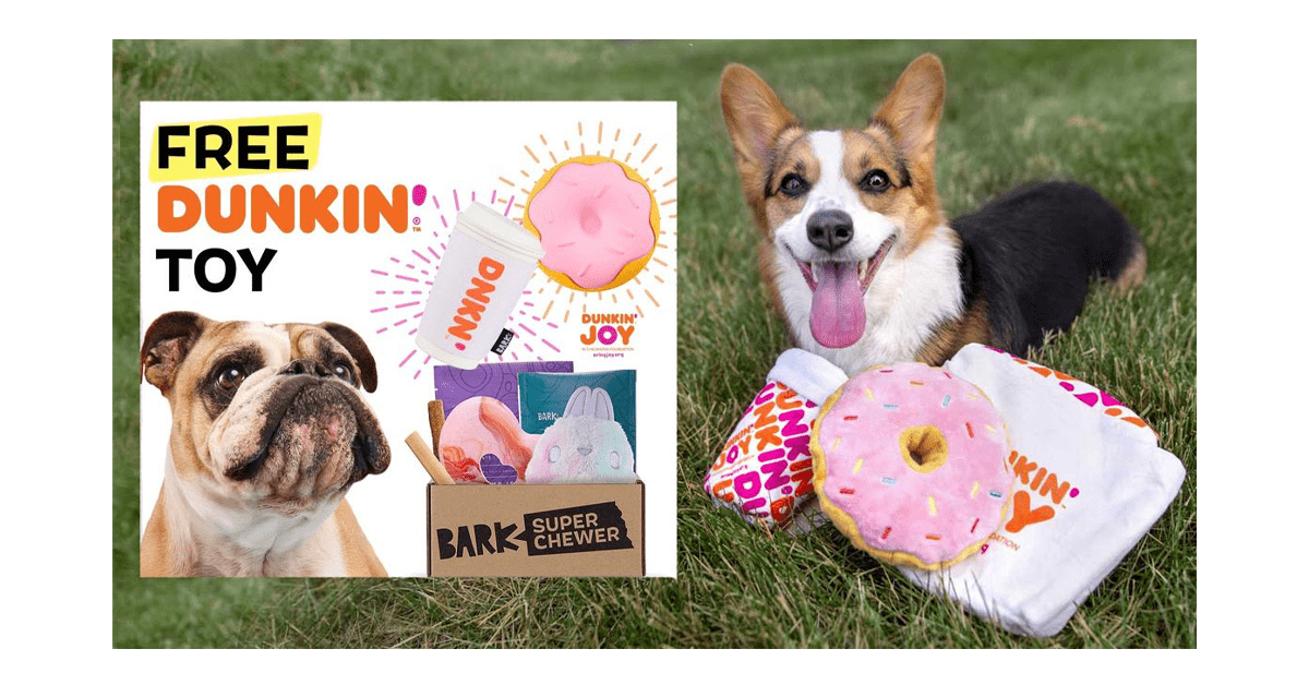 BARK’s Dunkin’ Free Toy Sweepstakes