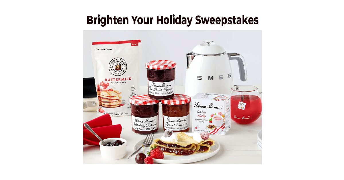 Bonne Maman Brighten Your Holiday Sweepstakes