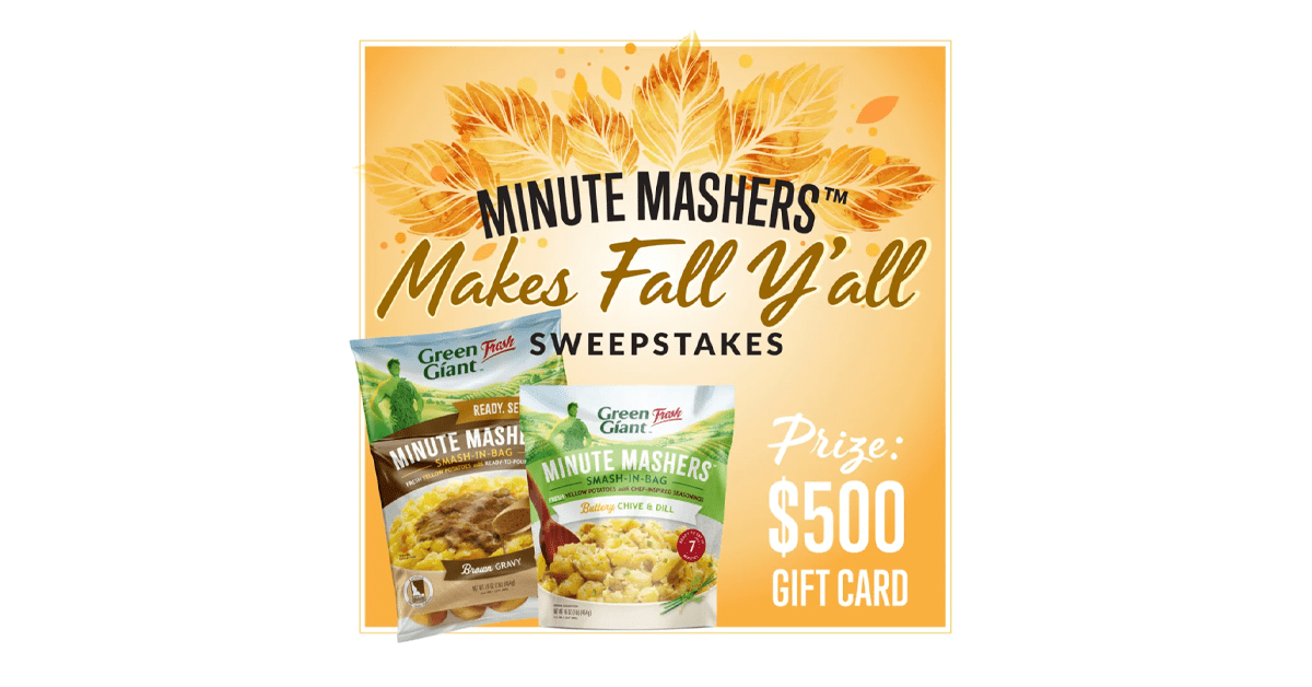 Farm Star Living Minute Mashers Sweepstakes
