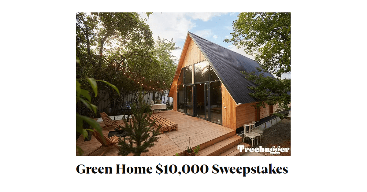 Green Home $10,000 Sweepstakes