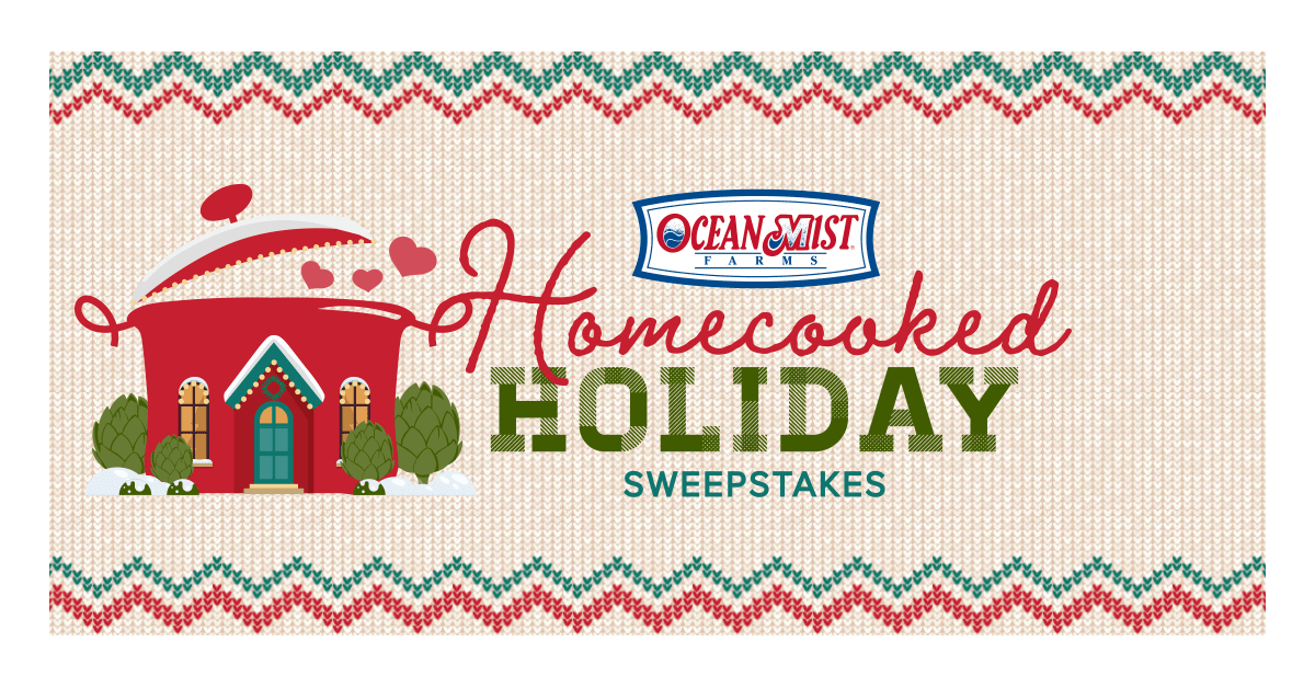 Ocean Mist Homecooked Holiday Sweepstakes