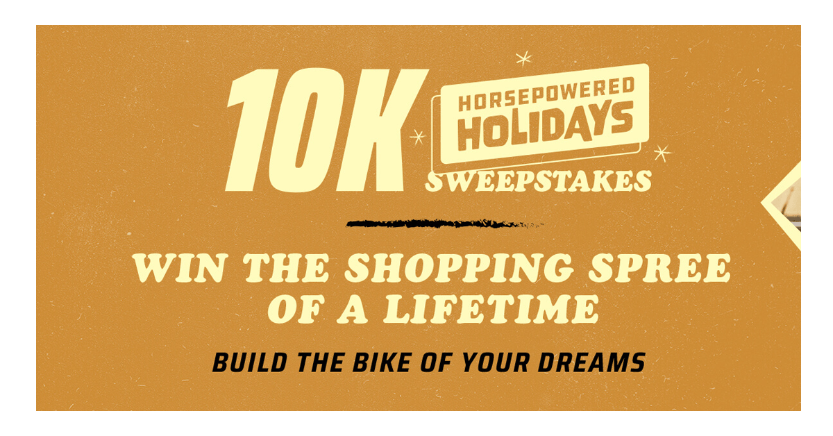 J&P Cycles 2022 $10K Horsepowered Holiday Giveaway