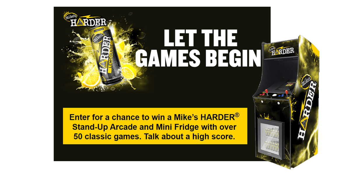 Mike’s Harder Gaming Arcade Sweepstakes