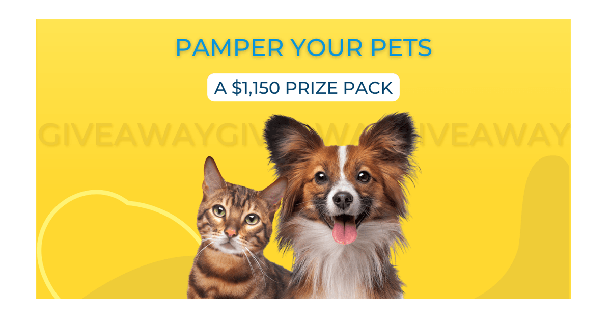 Pamper Your Pets Giveaway
