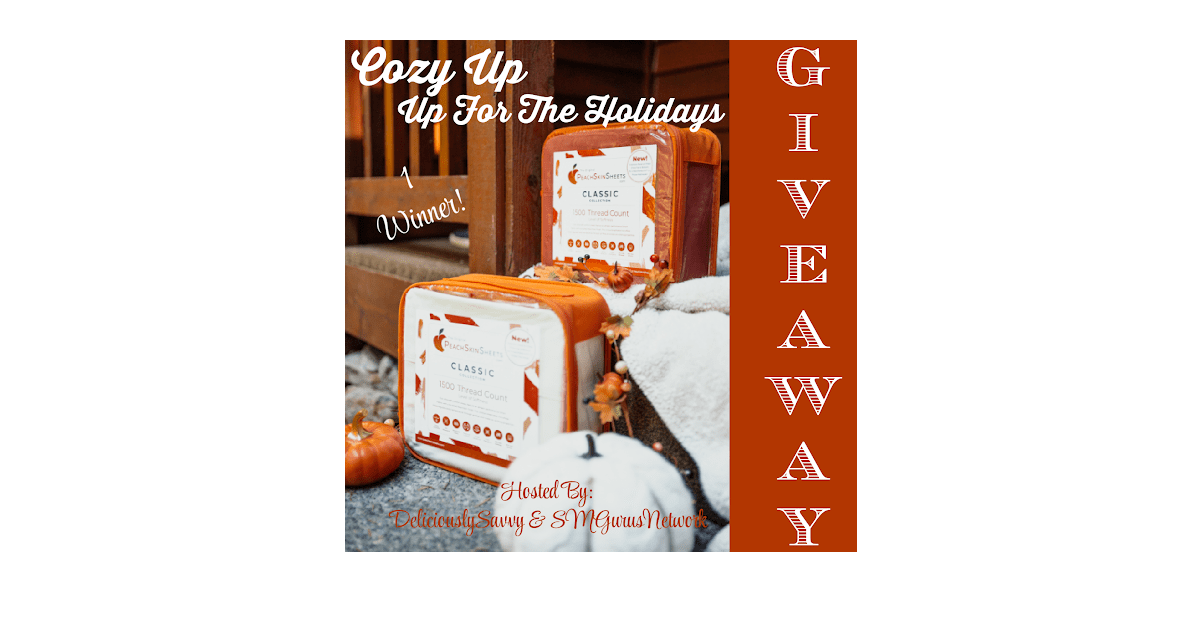 PeachSkinSheets Cozy Up For The Holidays Giveaway