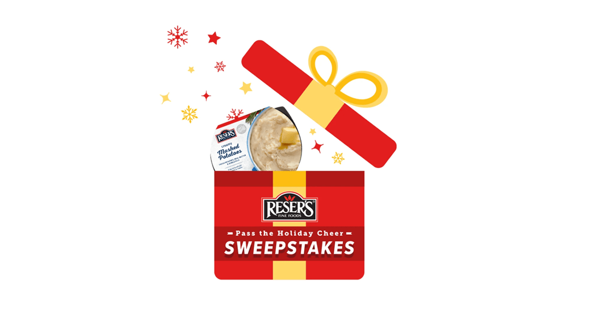 Reser’s Pass the Holiday Cheer Sweepstakes