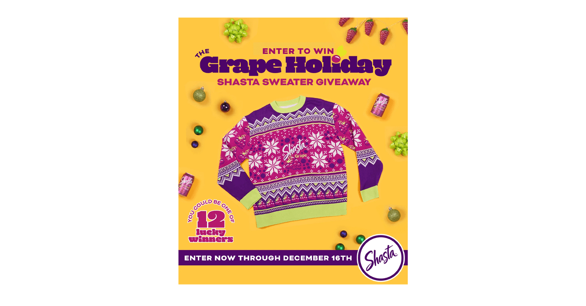 Grape Holiday Shasta Sweater Giveaway