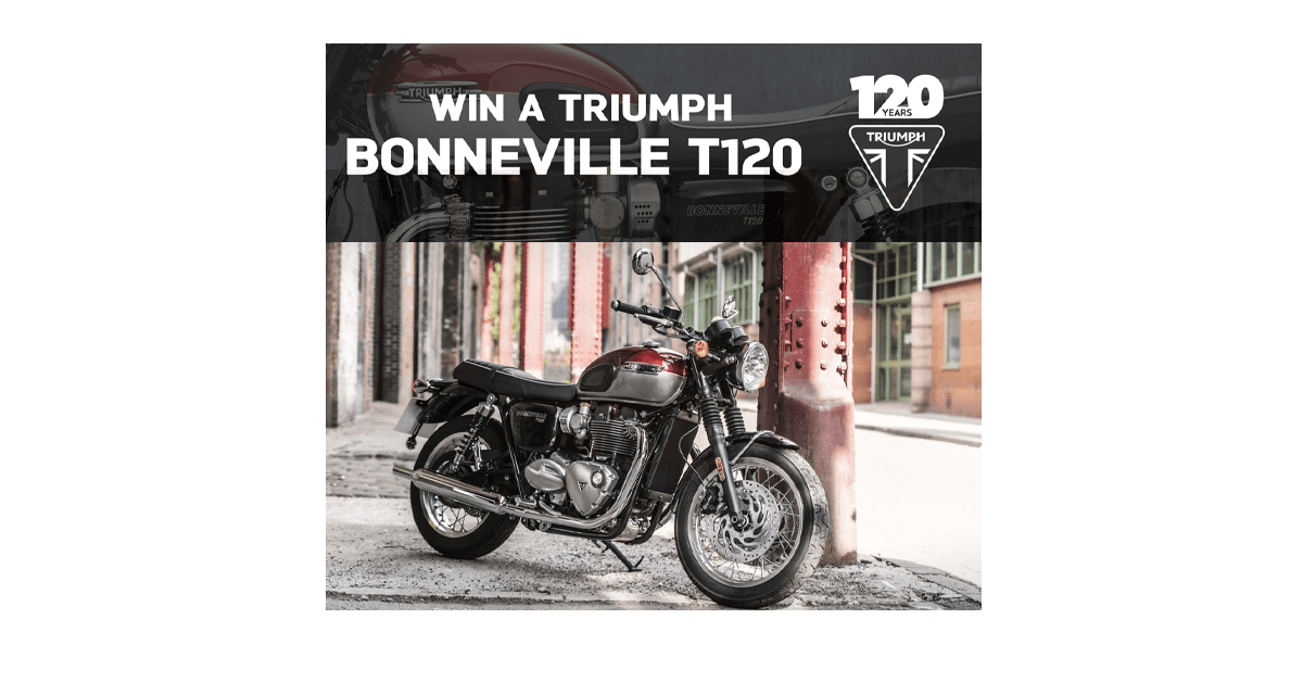Triumph 120th Anniversary T120 Giveaway