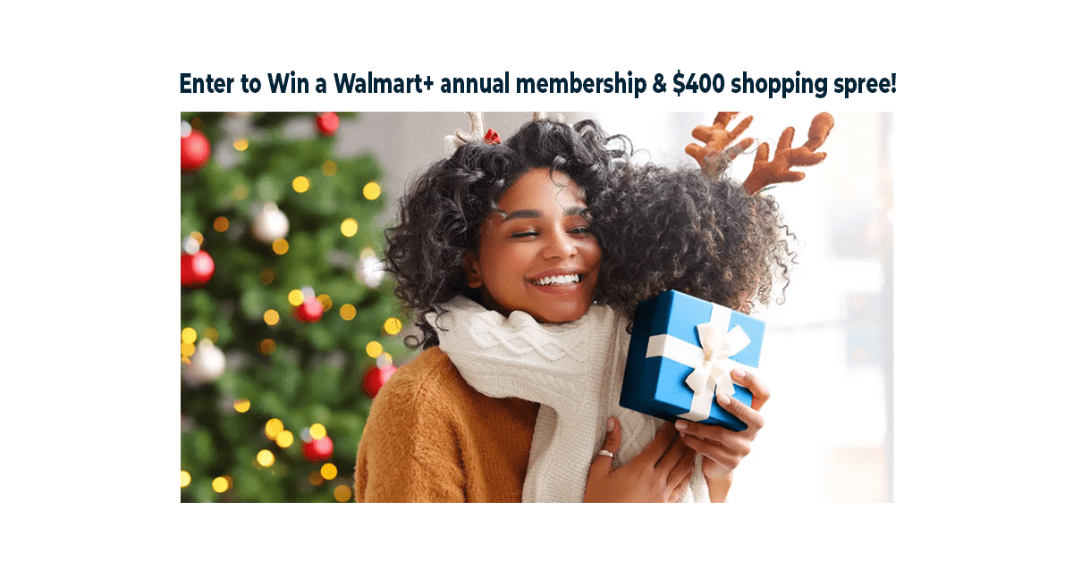 Valpak Walmart+ Merry Membership Sweepstakes