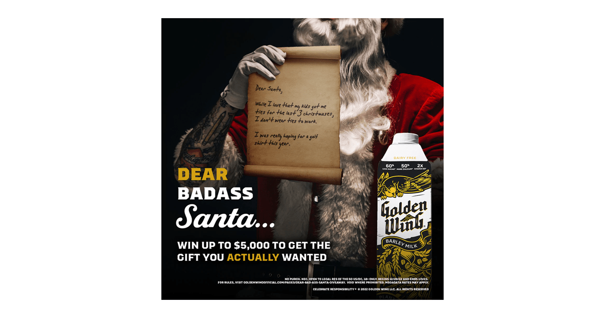 Badass Santa Cash Giveaway