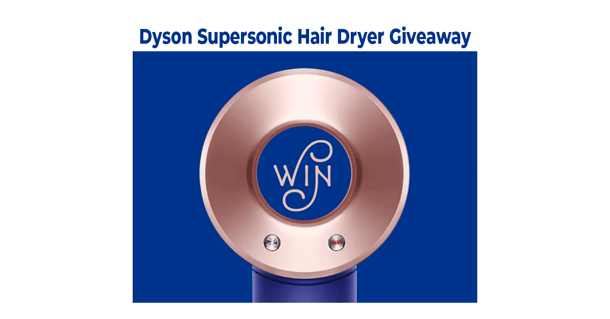 Dyson Supersonic Hair Dryer Giveaway