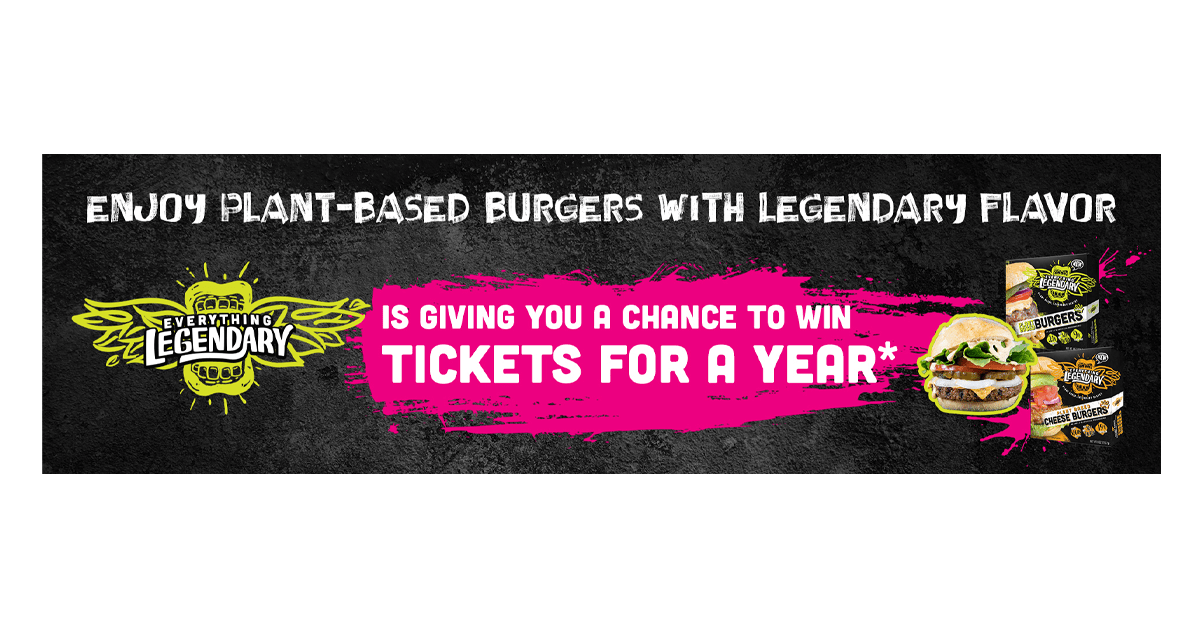 Legendary Tickets for a Year Sweepstakes