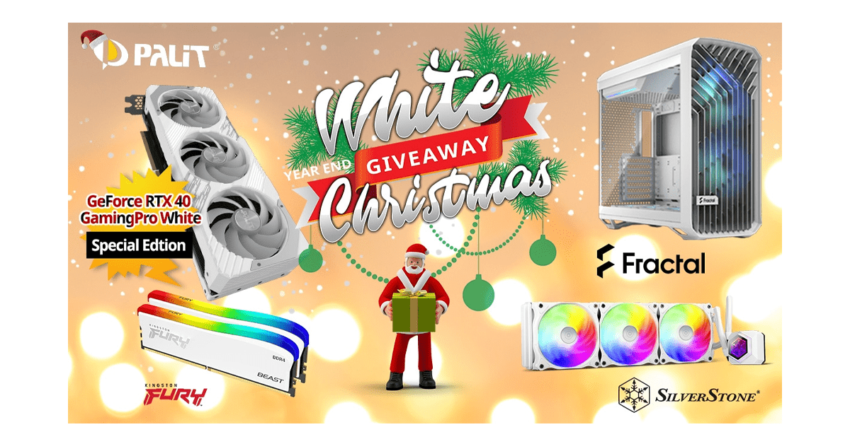 Palit White Christmas Year End Giveaway