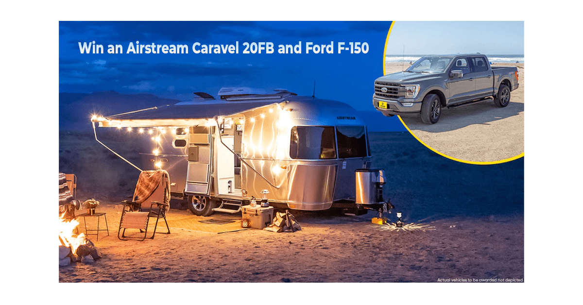 Win an Airstream Caravel 20FB and Ford F-150