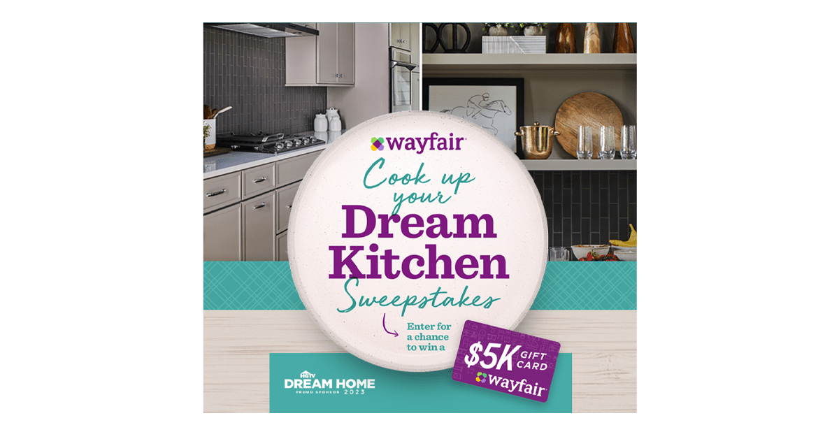 Wayfair Cook up Your Dream Kitchen Sweepstakes