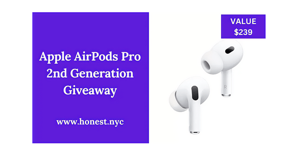 Apple AirPods Pro 2nd Generation Giveaway