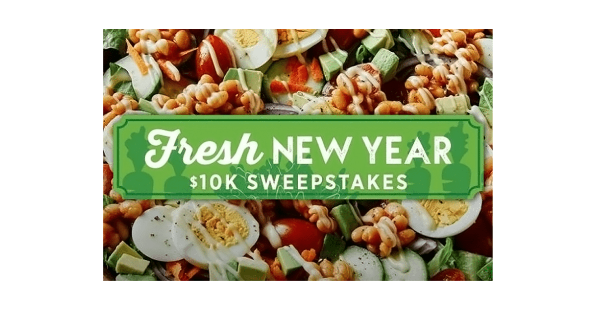 Food Network Fresh New Year Sweepstakes