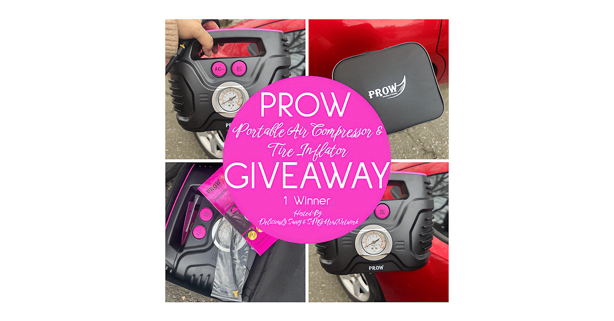 PROW Portable Air Compressor/Tire Inflator Giveaway
