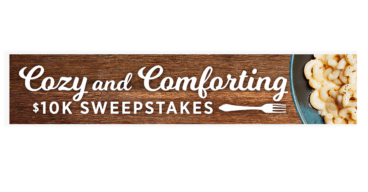 Food Network Cozy And Comforting $10K Sweepstakes