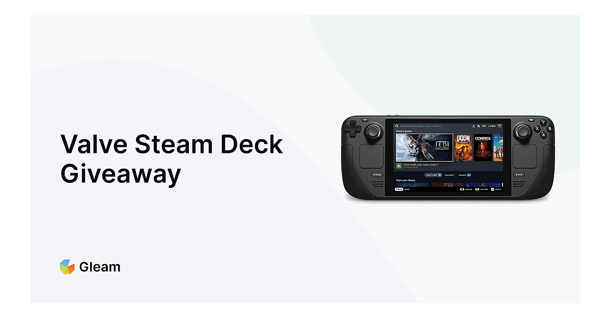 Valve Steam Deck Giveaway