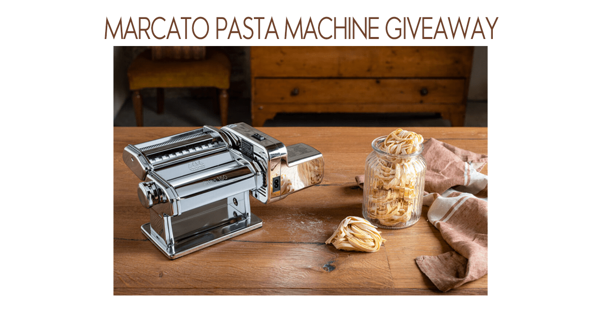 Marcato Pasta Machine Giveaway