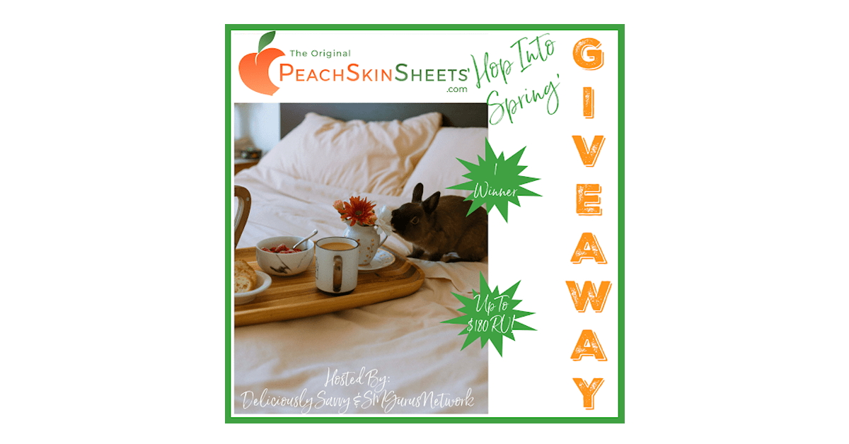 PeachSkinSheets Hop Into Spring Giveaway