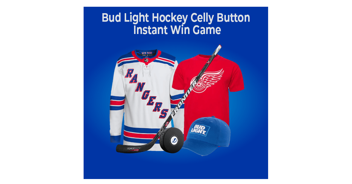 Bud Light Hockey Celly Button Instant Win Game
