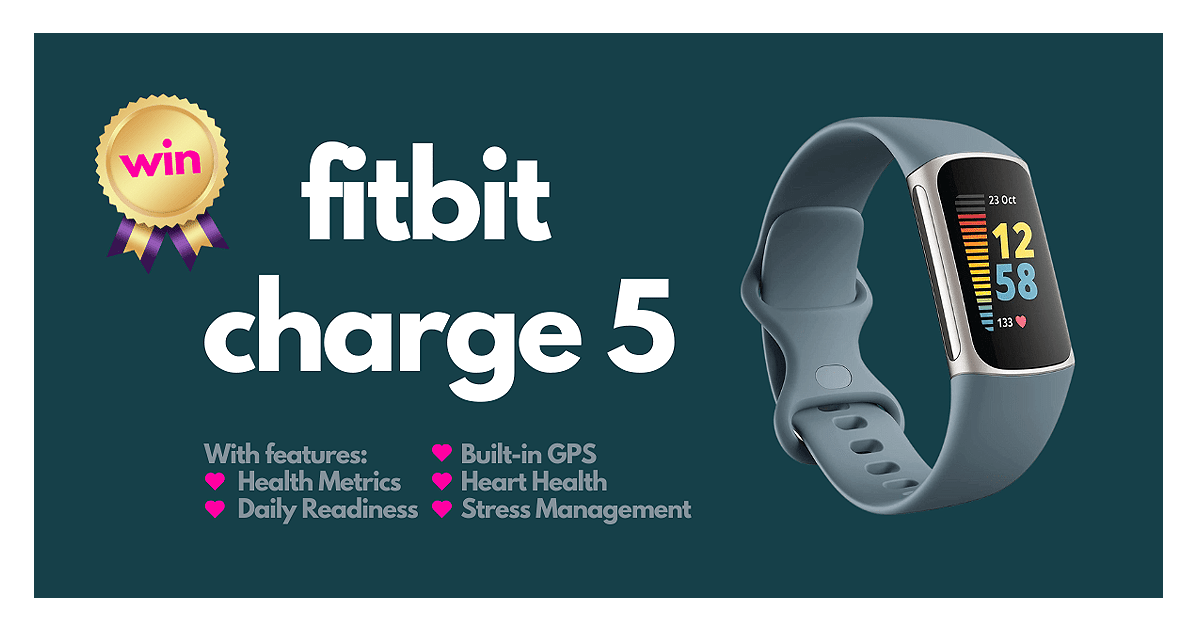 Eatiful Fitbit Charge 5 Fitness Tracker Giveaway
