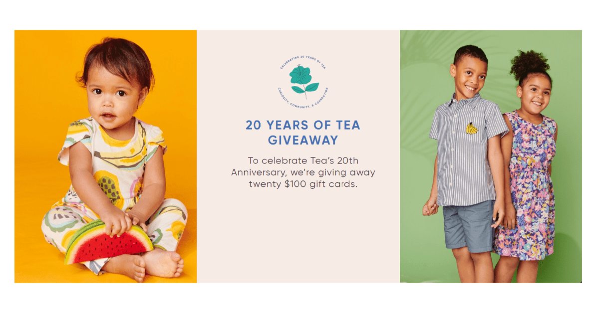 Tea 20th Anniversary Giveaway 2023