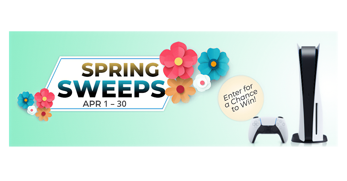 Aaron’s Spring PS5 Sweepstakes
