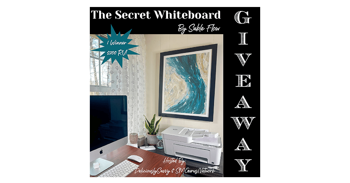 Secret Whiteboard By Sable Flow Giveaway
