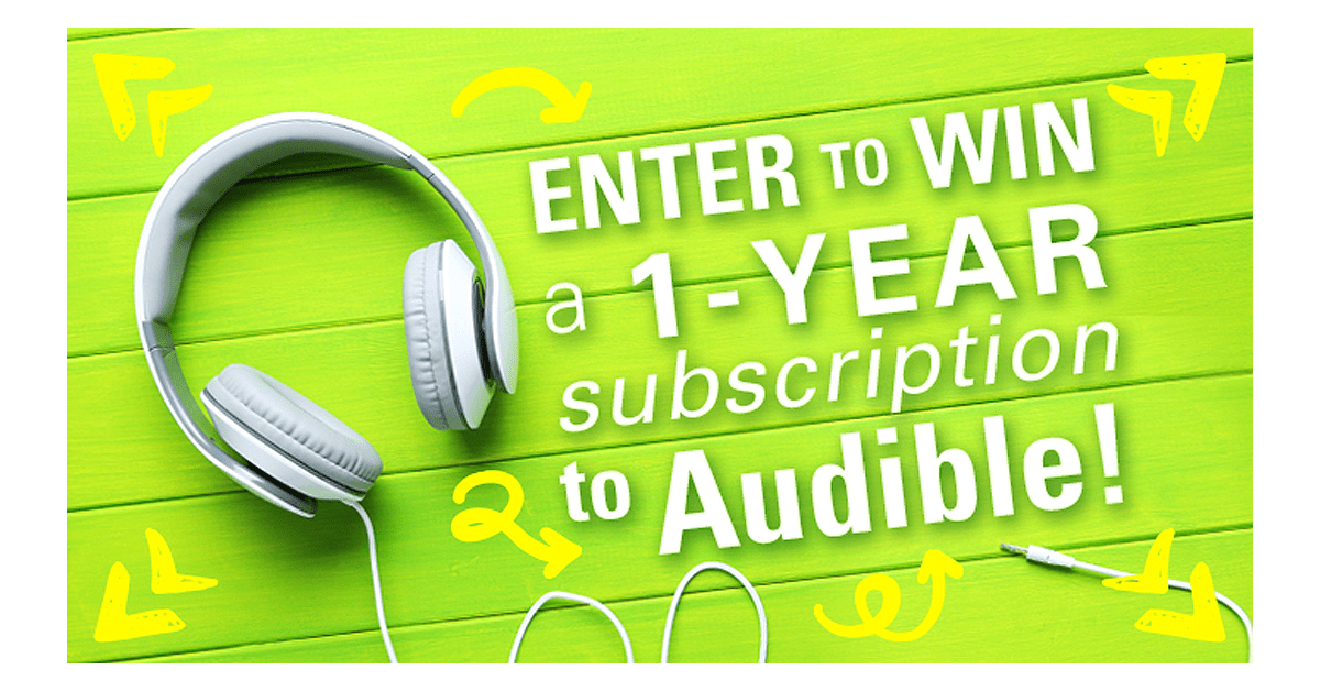 Book Riot Year Subscription to Audible Giveaway