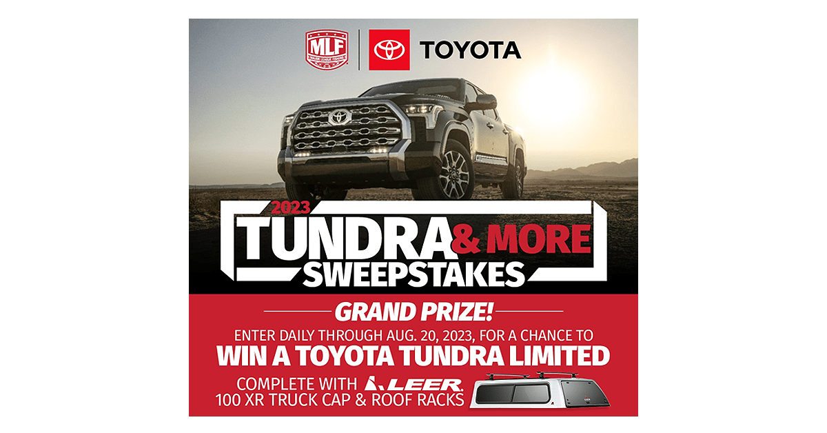 2023 MLF Toyota Tundra Limited & More Sweepstakes