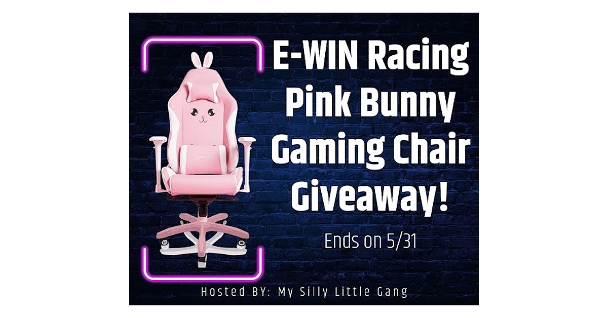 E-WIN Pink Bunny Gaming Chair Giveaway