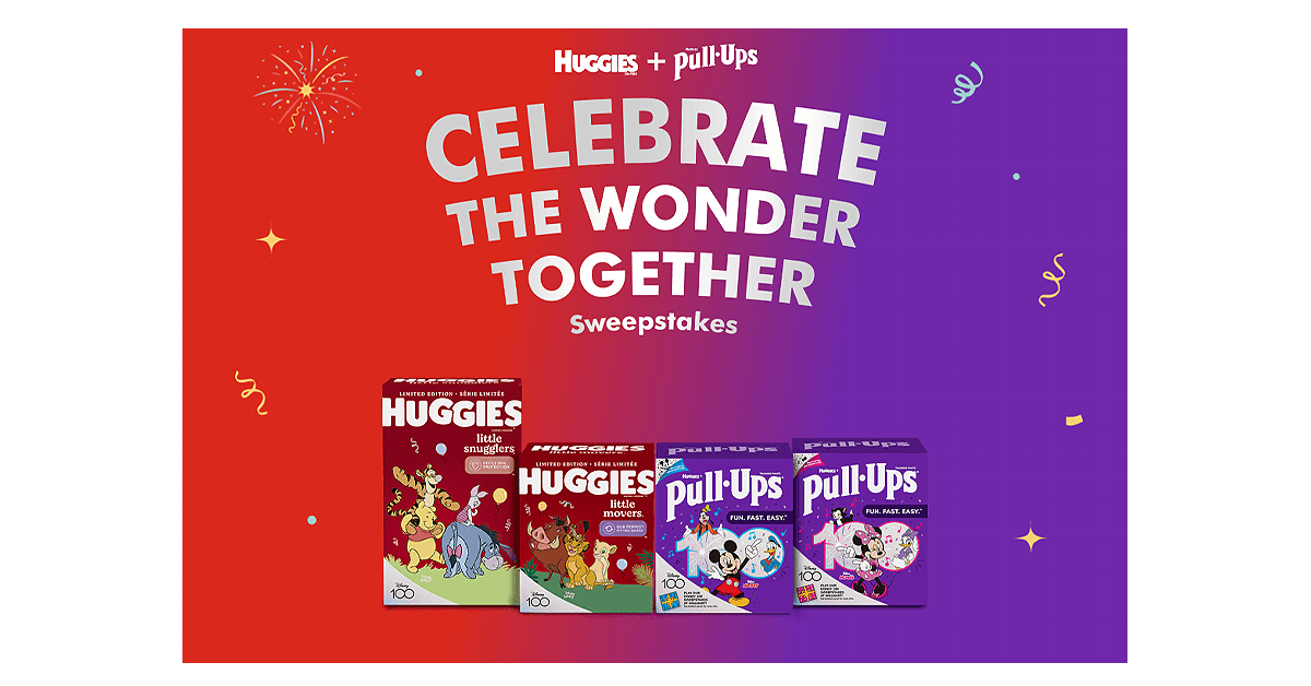 HUGGIES Celebrate the Wonder Together Instant Win Sweepstakes