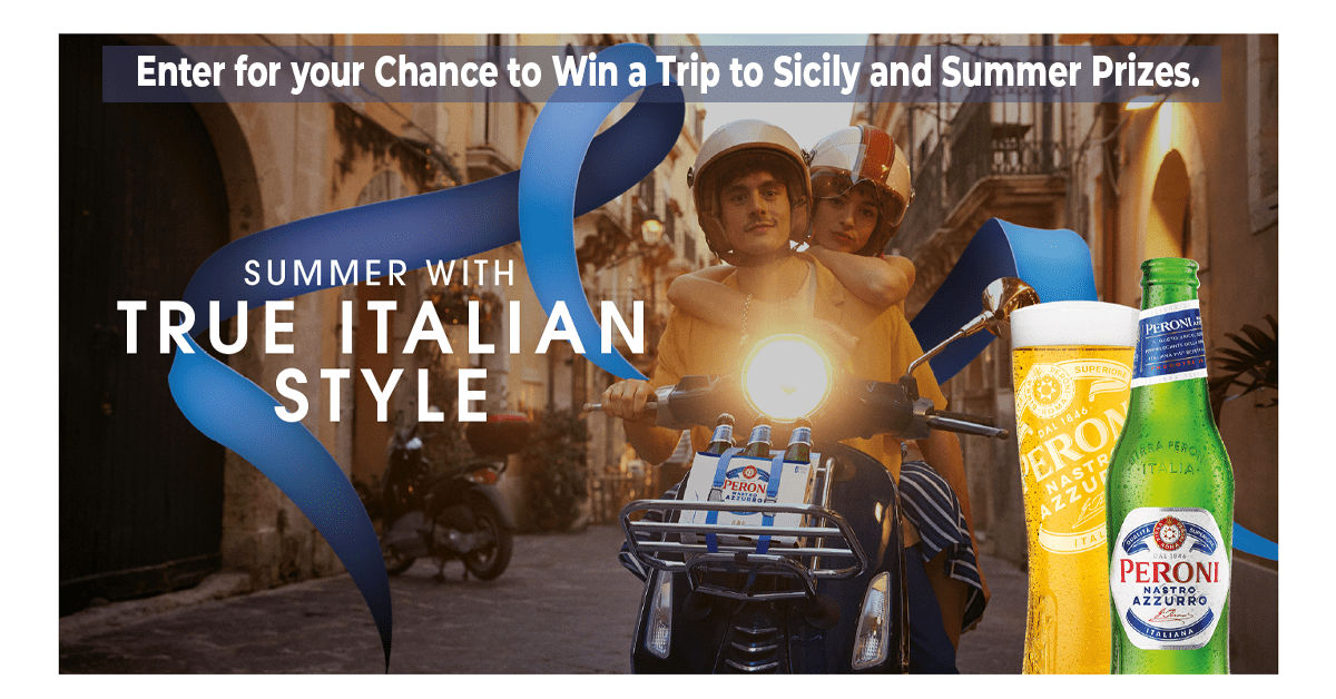 Peroni Summer 2023 Instant Win Giveaway