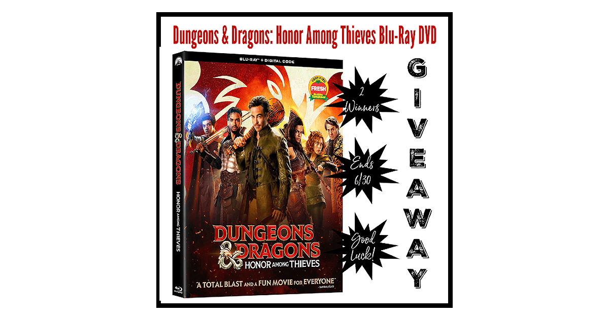 Dungeons & Dragons: Honor Among Thieves Blu-Ray Giveaway