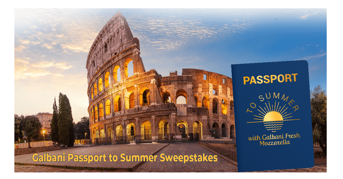Galbani Cheese Passport to Summer Sweepstakes