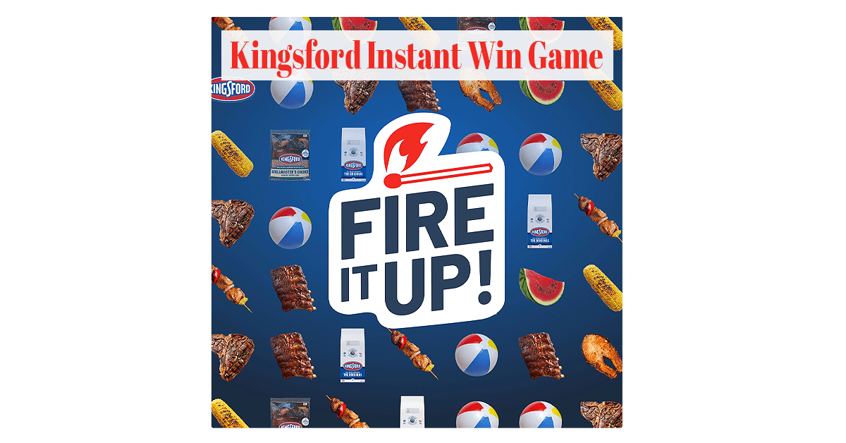 Kingsford Fire It Up Challenge Instant Win Game
