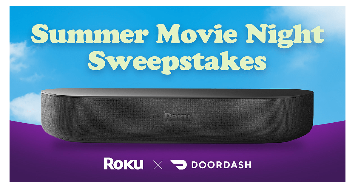 Roku x DoorDash Summer Movie Night Sweepstakes