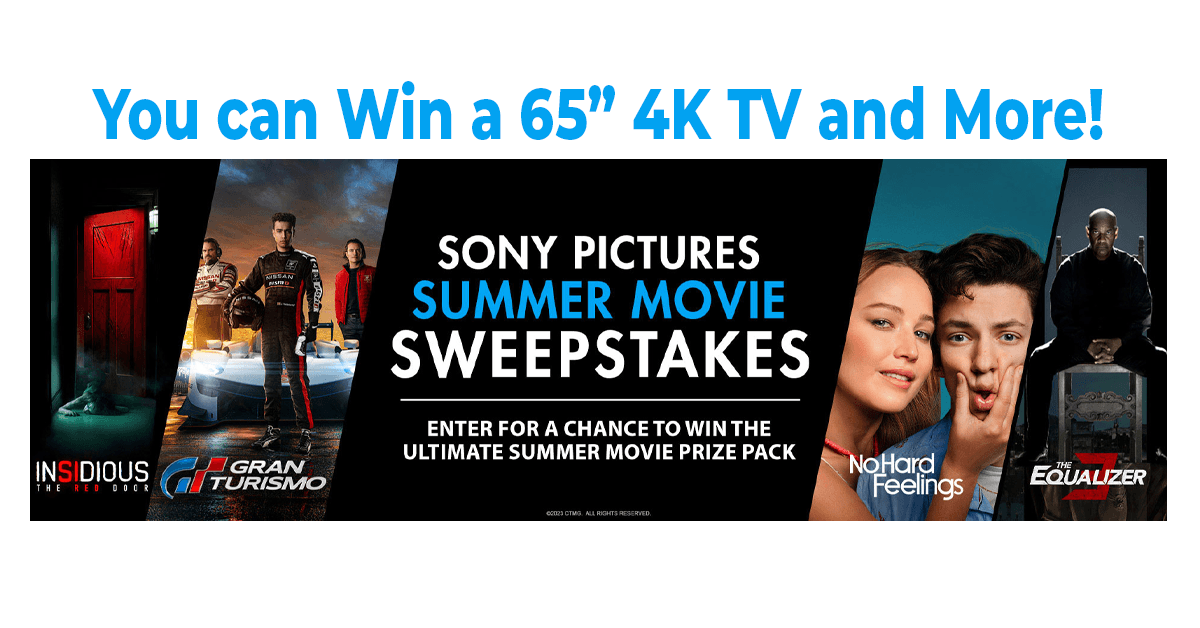 Sony Summer Movie Lovers Sweepstakes