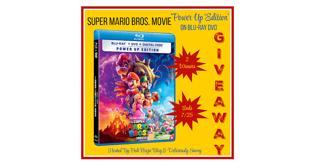 Win Super Mario Bros. Movie ‘POWER UP EDITION' on Blu-Ray