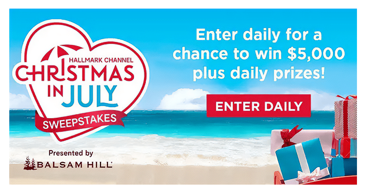 Hallmark Channel Christmas In July Sweepstakes