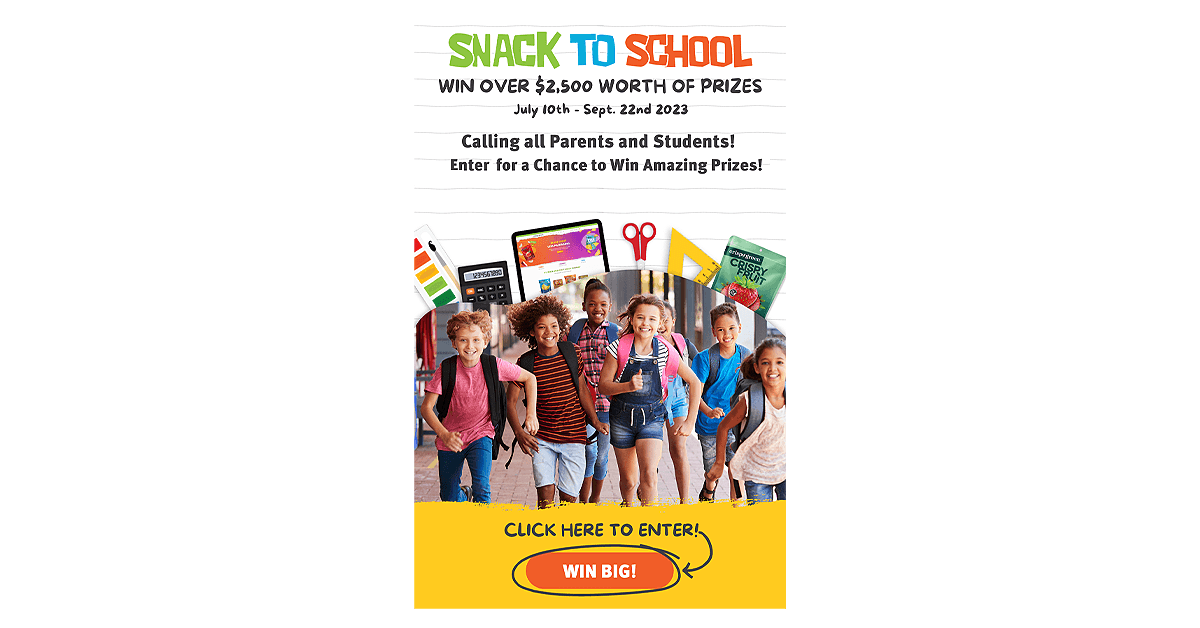 Snack to School Sweepstakes